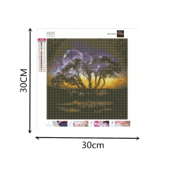 SX-W027  30X30cm  Diamond Painting Kits - Tree