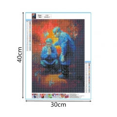 SX-J-902  30X40cm  Diamond Painting Kits - Characte