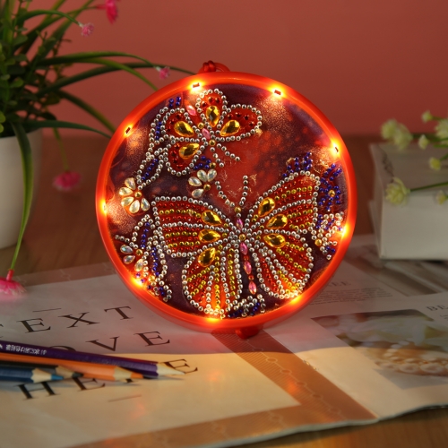 SX-AA066 15X15cm  LED Diamond Painting Kit  - Butterfly