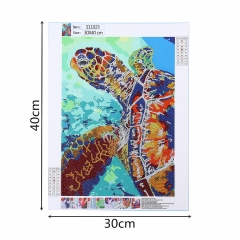 SX-DZ501-S11023  30x40cm Diamond Painting Kit -  Sea turtle