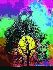SX- GX2862   Paint by numbers - Tree