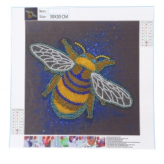 SX-V002  30x30cm   Diamond Painting Kit -  Bee