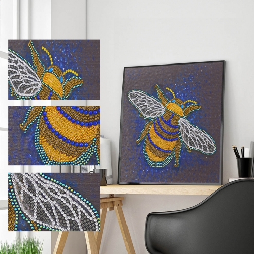 SX-V002  30x30cm   Diamond Painting Kit -  Bee