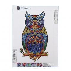 SX-V011   30x30cm Diamond Painting Kit - Owl