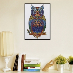 SX-V011   30x30cm Diamond Painting Kit - Owl