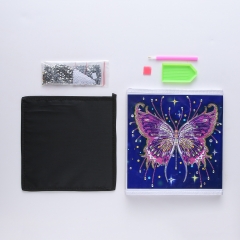 SX-SNH109  25X25X25cm  Diamond Painting Kit - Butterfly