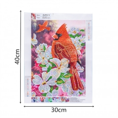 SX-DZ511  Special Shaped Diamond Painting Kits- Little bird  