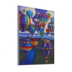 SX-V013  Special Shaped Diamond Painting Kits - Hot air balloon