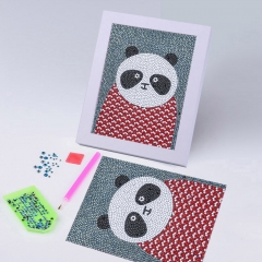 SX-S10424  Special Shaped Diamond Painting Kits - Panda 