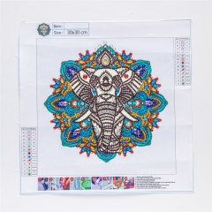 SX-V017   Special Shaped Diamond Painting Kits - Elephant