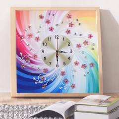 SX-DZ076 35X35cm Diamond Painting Kit - Clock