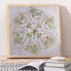 SX-DZ074 35X35cm Diamond Painting Kit - Clock