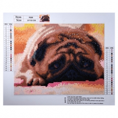 SX-F009  25X30cm  Diamond Painting Kits - Bulldog