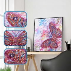 SX-DZ100   Special Shaped Diamond Painting Kits - Butterfly