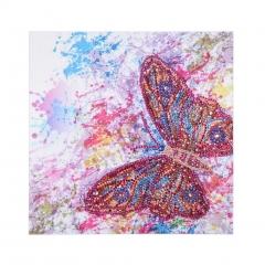 SX-DZ100   Special Shaped Diamond Painting Kits - Butterfly