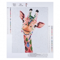 SX-F006  25X30cm   Diamond Painting Kits - Giraffe