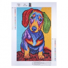 SX-F011  25X35cm   Diamond Painting Kits - Color dog