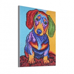 SX-F011  25X35cm   Diamond Painting Kits - Color dog