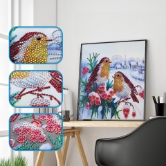 SX-DZ108   Special Shaped Diamond Painting Kits - Bird