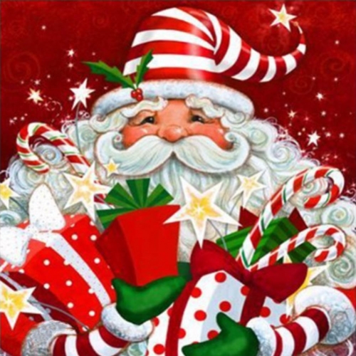 SX- B3398   Diamond Painting Kit - Santa Claus