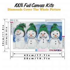 SX- B3413   Diamond Painting Kit - Snowman