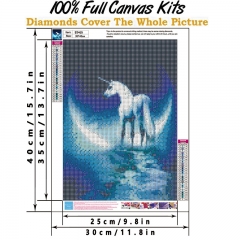 SX- B3465   Diamond Painting Kit - Unicorn