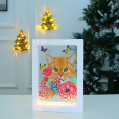 XKLED017 DIY Mosaic Night Light Part Special Shape Diamond Photo Frame