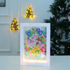 XKLED014 DIY Mosaic Night Light Part Special Shape Diamond Photo Frame