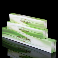 SX-PB01001 Available stock Neutral packing English version green painting folding Box Customized Diamond Kits hard paper diamond painting packing box