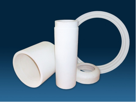 What are shaped products made of inorganic ceramic fiber? What are their key characteristics?
