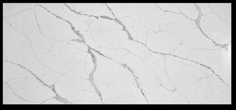 Calacatta White Quartz Slab JS9118