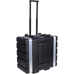 ABS Rack Case 4U Depth 17'' with Trolley and Wheel