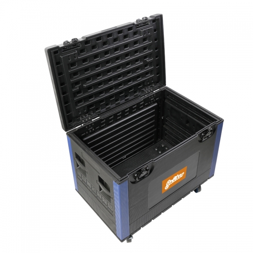 PE Cables flight case blue