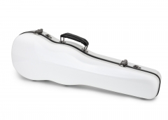 Fiberglass Violin Case 4/4 Full Size Backpack White