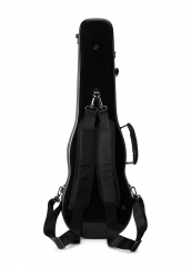 Fiberglass Violin Case 4/4 Full Size Backpack Black