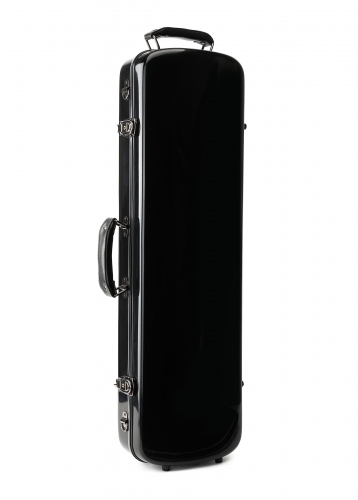 Rectangular shaped Fiberglass Violin Case Black