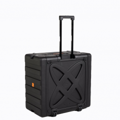 PP Rack Case 4U Depth 19'' with Trolley and Wheel