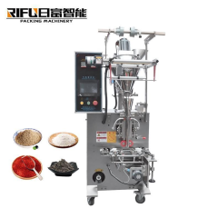 Automatic film-drawing vertical sachet liquid packing machine