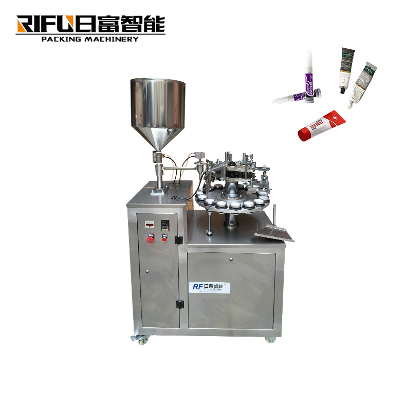 Automatic Aluminum/Plastic Soft Tube Filling And Sealing Machine with Heat Mixer