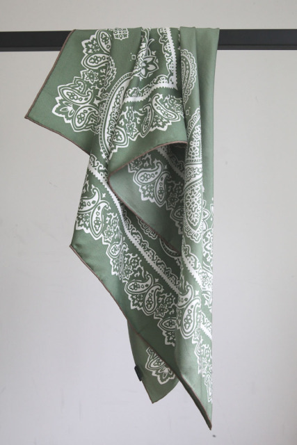 Square14MM 90cm Twill Silk hand Rolled Edges Scarf