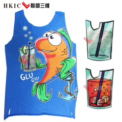 Guangzhou manufacturer customized 3D variant children's clothing soft label printing PVC clothing trademark logo printing pattern