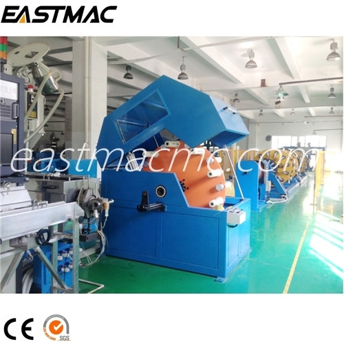 High quality cage type premise cable production line for stranding and jaketing simplex cable and tight coated cable