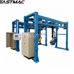 Gantry Hanging type pay-off and take-up machine for steel wire and cable