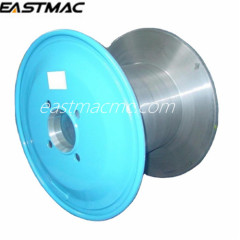 High quality steel flange process bobbin for metal steel cable wire