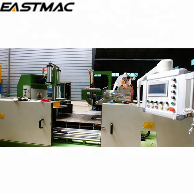 Automatic heat shrinkable POF PE film wrapping machine for cable