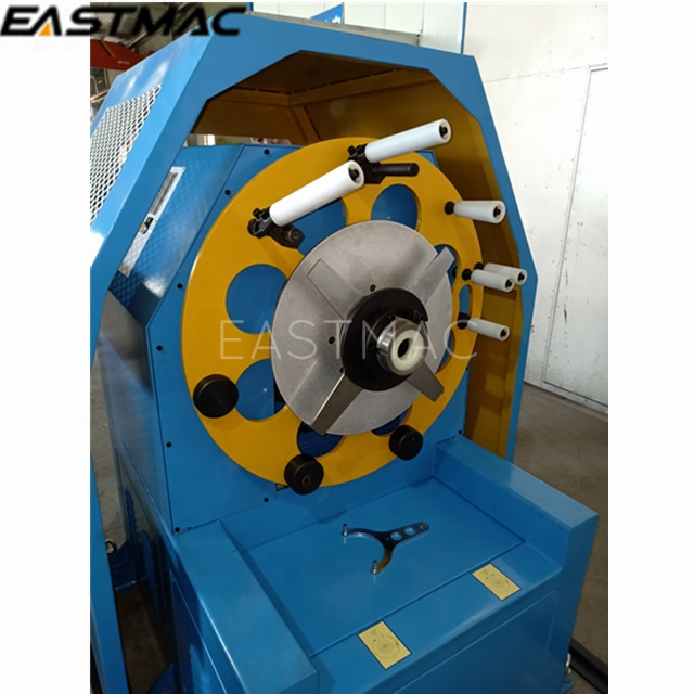 Bare cu tape wrapping machine Concentric type Copper Tape Taping Machine copper strip windding device bronzes belt wrapping