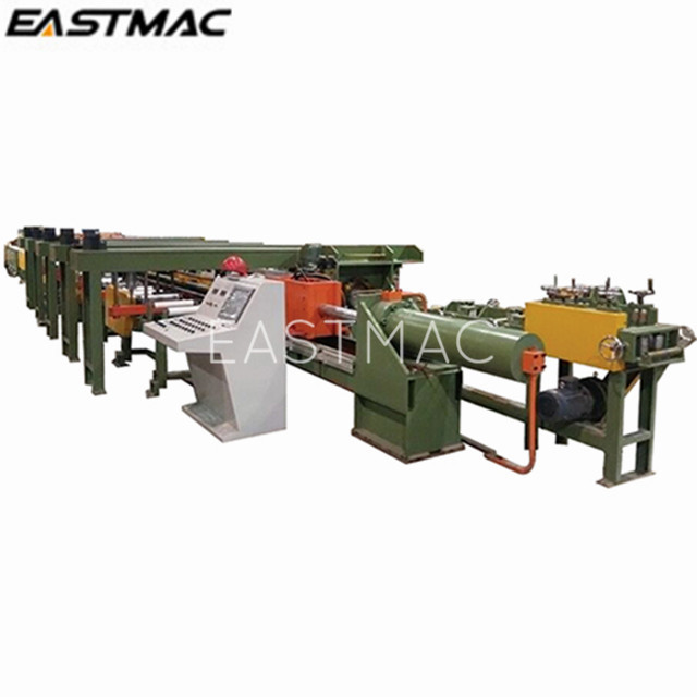 Full automatic drawing and straightening line for copper bus copper strip