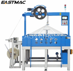 Automatically chemical fiber wire braiding machine braider for cable shielding with doubling machine