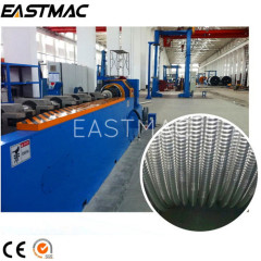 High quality DAG45-180 Argon arc welding and corrugation line tandem with extruder for EHV cable smooth tube diameter reduce