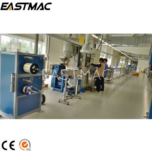 Optic fiber cable tight coating line